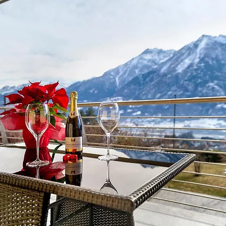 아파트 Alpenglow Maison Lugon Saint-Christophe